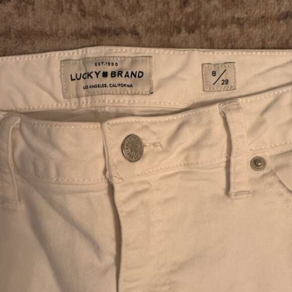 Lucky Brand White Ankle Skinny Jeans | 8 / 29 - Picture 3 of 5